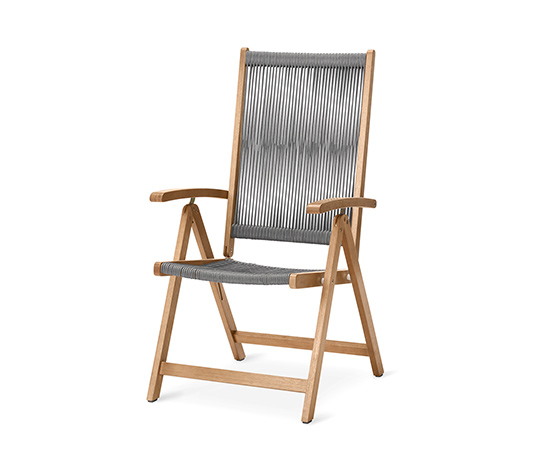 Składane krzesło »Jara« z plecionką tekstylną