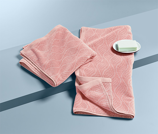Żakardowe ręczniki, 2 sztuki