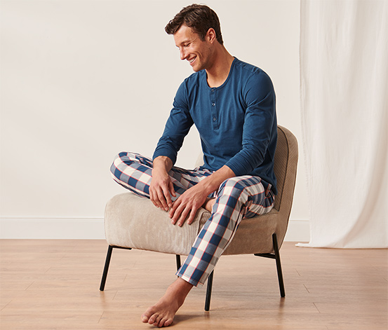 Piżama ze spodniami z tkaniny