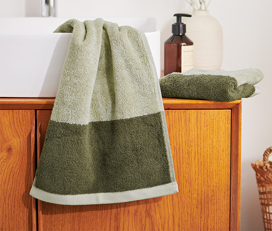 Wysokiej jakości żakardowe ręczniki dla gości, 2 sztuki