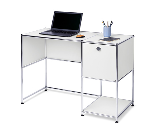 Metalowe biurko »CN3«, białe