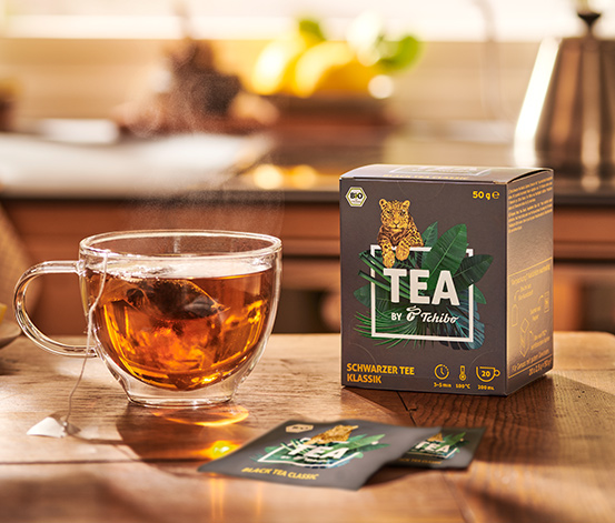 TEA by Tchibo ekologiczna klasyczna czarna herbata - 8x 20 torebek