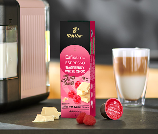 Flavoured Espresso – Raspberry White Choc – 10 kapsułek
