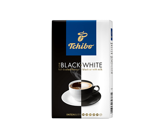 TCHIBO FOR BLACK ´N WHITE - kawa mielona 250g