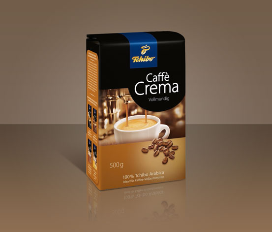 Caffè Crema Vollmundig, 500 g, kawa w ziarnach