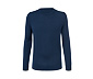 Męski sweter z wełny merino, niebieski