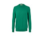 Sweter z okrągłym wycięciem pod szyją, zielony
