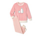 Dziecięca piżama welurowa, z pingwinkiem