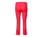Spodnie ze stretchu o długości 7/8, czerwone