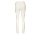 Białe damskie spodnie dżinsowe, z bawełną ekologiczną