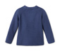 Sweter z dzianiny z bawełny ekologicznej, niebieski