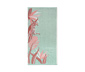 Ręczniki welurowe z tropikalnym wzorem, pastelowe, 2 sztuki