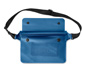 Wodoodporna niebieska torebka-nerka z regulowanym paskiem do noszenia