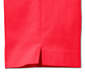 Spodnie ze stretchu o długości 7/8, czerwone