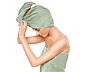Ręcznik-turban, zielony
