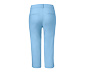 Spodnie z bengaliny o długości 3/4, błękitne