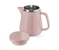 Ceramiczny zaparzacz do kawy, różowy