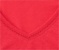 Bluzka z mieszanki materiałowej z zawartością lnu, czerwona