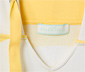 Bluza w paski z kapturem, żółto-kremowa