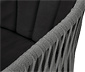 Fotel z plecionką tekstylną