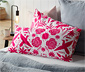 Poszewki na poduszki ze wzmocnionej bawełny, różowe, po ok. 80 x 40 cm