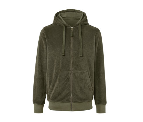 Bluza z kapturem z tkaniny frotté Tchibo