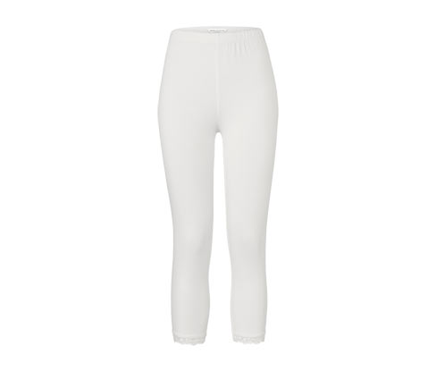 Legginsy o długości 3/4 z koronkowym zakończeniem Tchibo