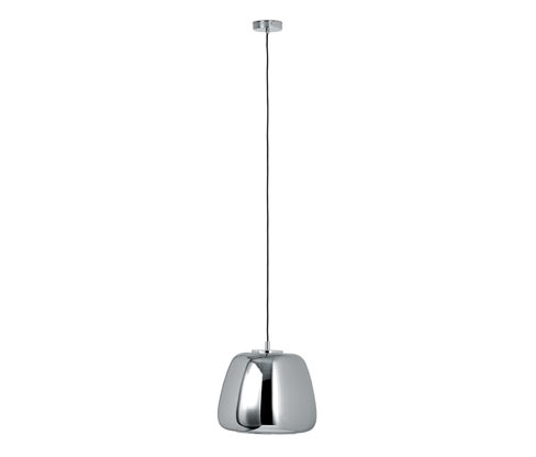 Chromowana lampa wisząca Tchibo