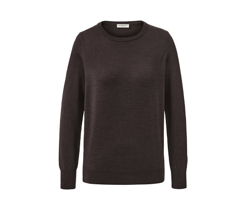 Sweter z delikatnej dzianiny z wełny merino Tchibo