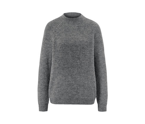 Sweter o grubym splocie ze stójką Tchibo