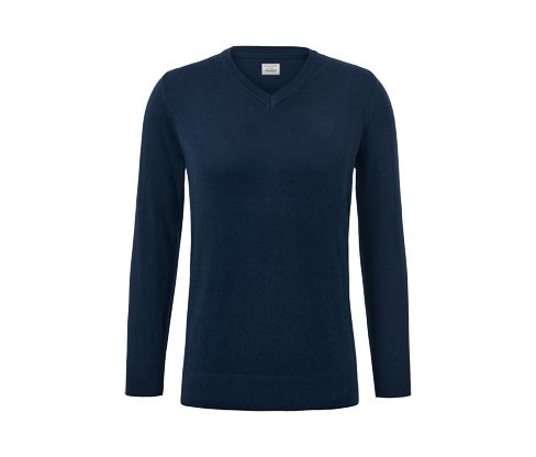 Sweter dekoltem w szpic Tchibo