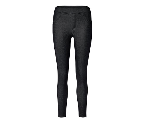 Ocieplane legginsy stylizowane na dżinsy Tchibo