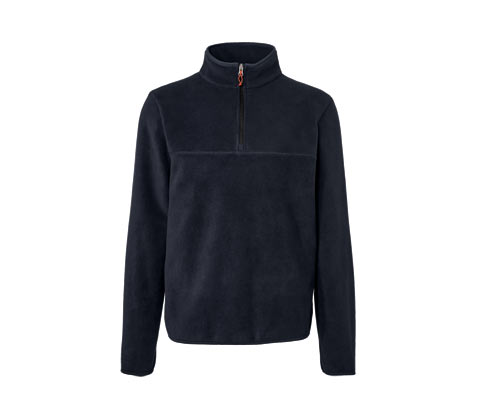 Bluza polarowa z rozpinanym golfem Tchibo