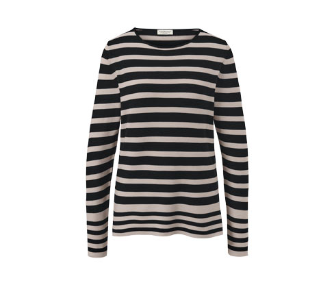 Sweter z delikatnej dzianiny w paski Tchibo