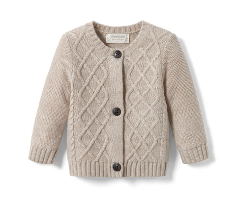 Rozpinany sweter o grubym splocie Tchibo