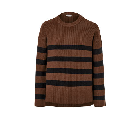Pasiasty sweter z dzianiny Tchibo