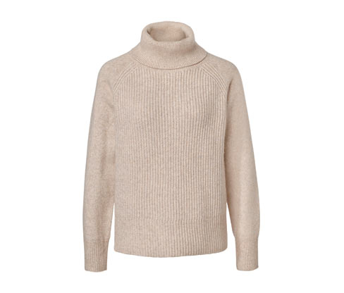Sweter o grubym splocie z golfem Tchibo