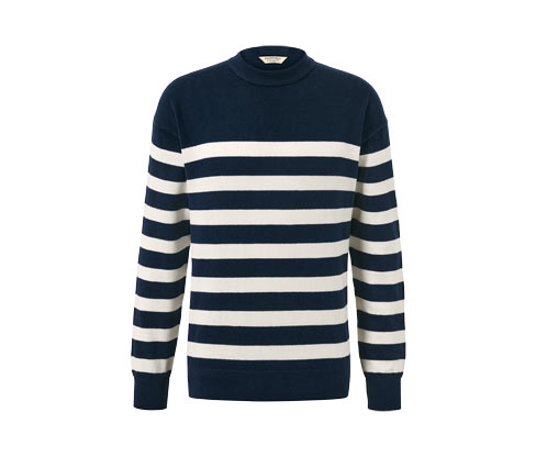 Sweter z okrągłym wycięciem pod szyją Tchibo