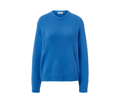 Sweter z wełną z dzianiny o luźnym splocie Tchibo