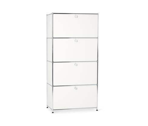 Metalowa szafka typu highboard »CN3« z 4 komorami z klapami Tchibo