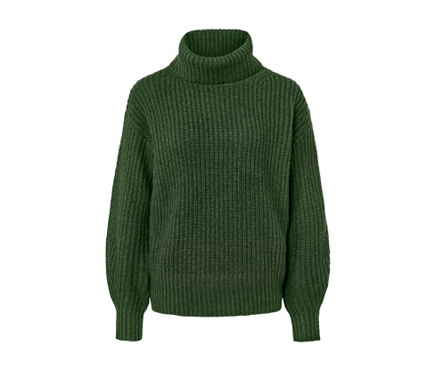 Sweter o grubym splocie z golfem Tchibo