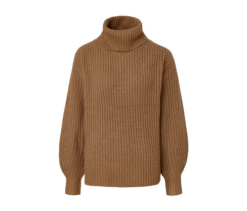 Sweter o grubym splocie z golfem  Tchibo