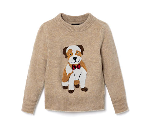 Dzianinowy sweter z aplikacją Tchibo