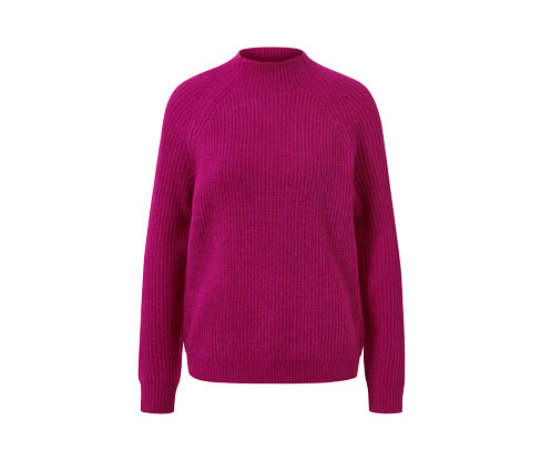 Sweter z dzianiny ze stójką Tchibo