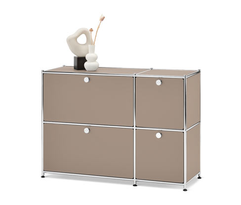 Metalowa szafka typu sideboard „CN3” z 4 klapami Tchibo