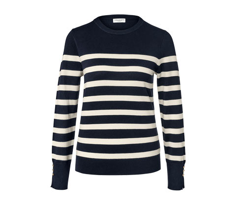 Cienki sweter w paski Tchibo