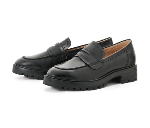Skórzane loafersy Tchibo