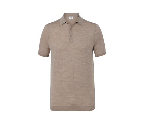 Koszulka polo z wełny merino Tchibo