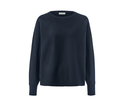 Sweter z cienkiej dzianiny z rękawami typu nietoperz Tchibo