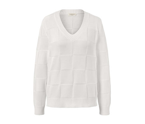 Sweter z kraciastą fakturą Tchibo